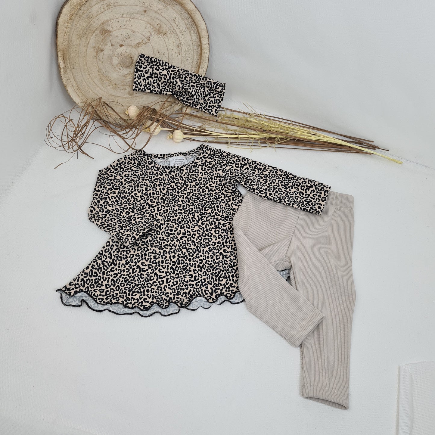 Ripp-Jersey Leggings in Sandbeige – Bequem & Stylisch! ✨