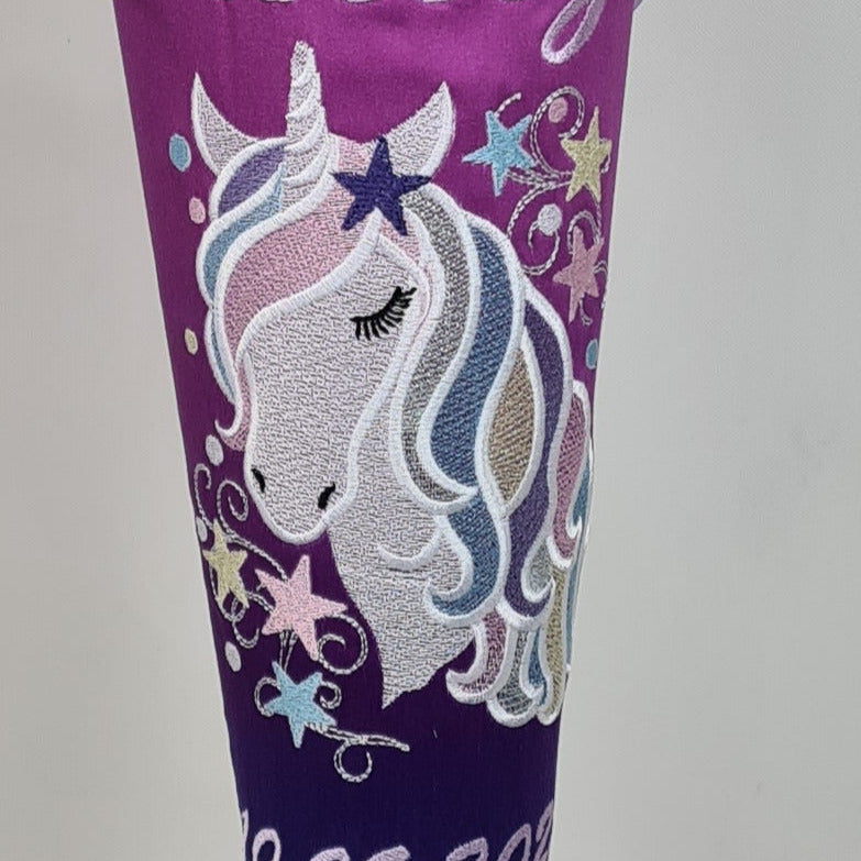 Individualisierbare Schultüte im Leo-Design – mit Wunsch-Stickerei