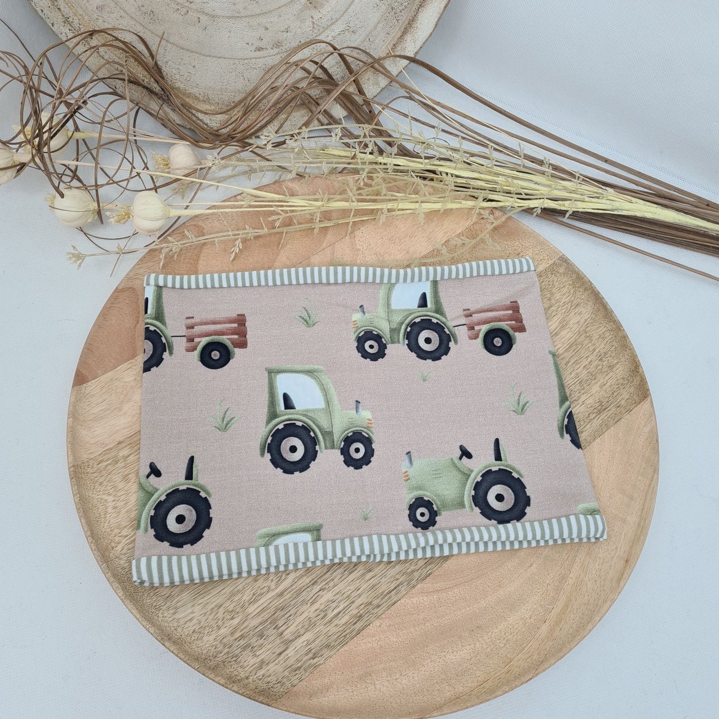 Beanie ud Loop mit Trecker-Motiv – einzeln oder im Set