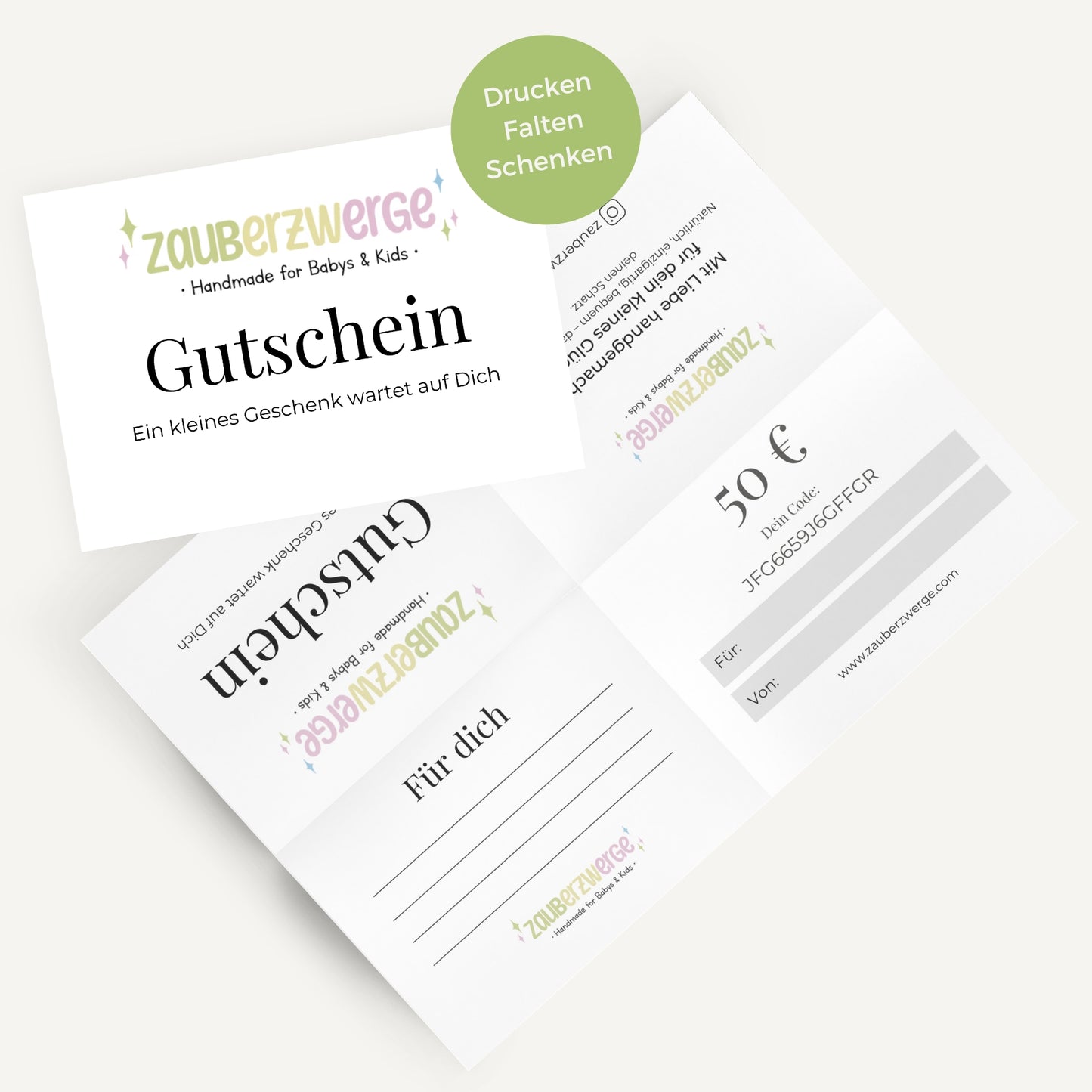 Zauberzwerge-Geschenkgutschein