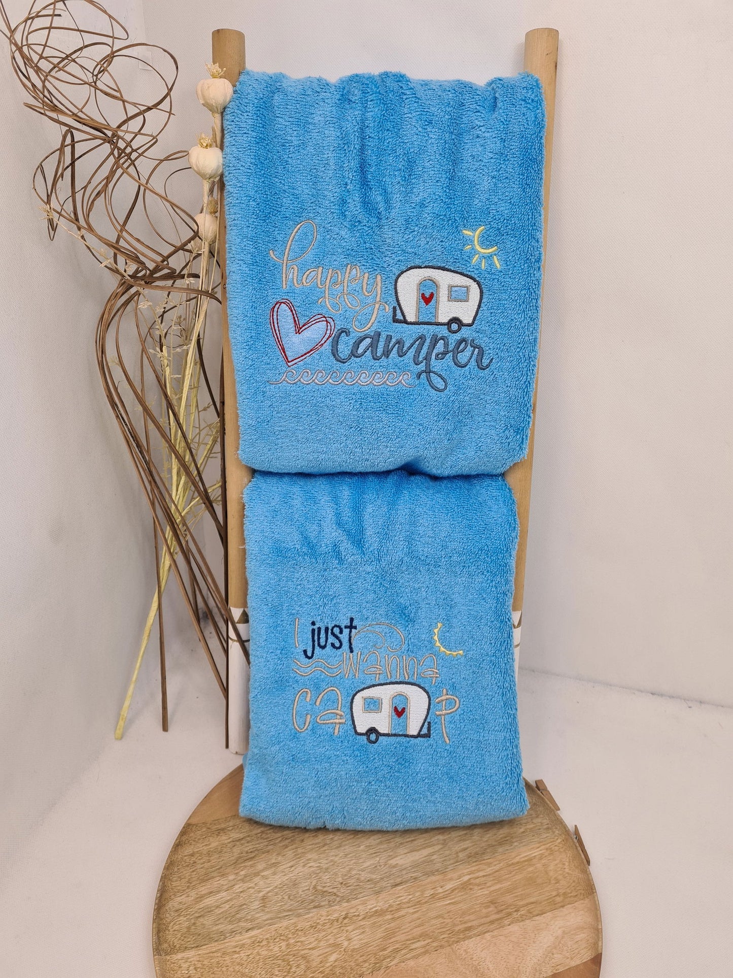 Handtuch für Campingfreunde 50x100 - individualisierbar - Zauberzwerge