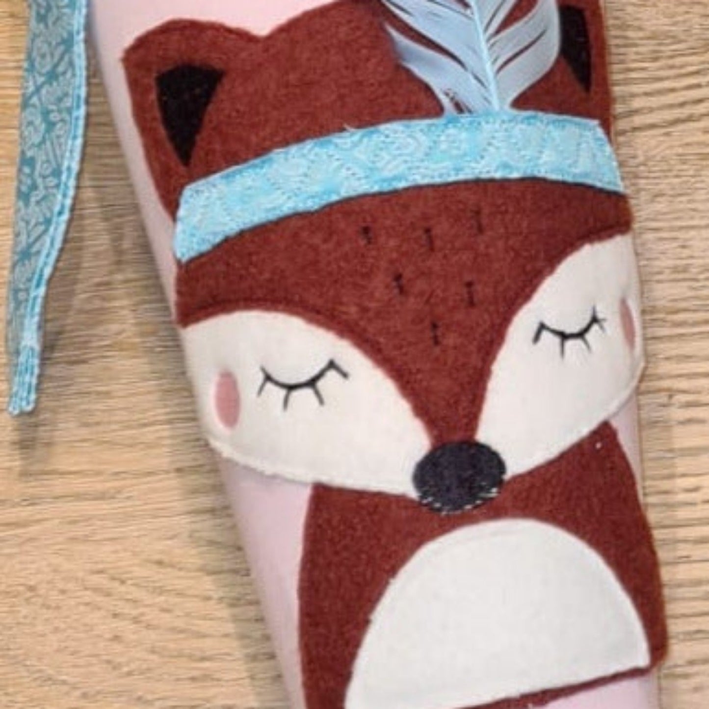 Individualisierbare Schultüte im Leo-Design – mit Wunsch-Stickerei