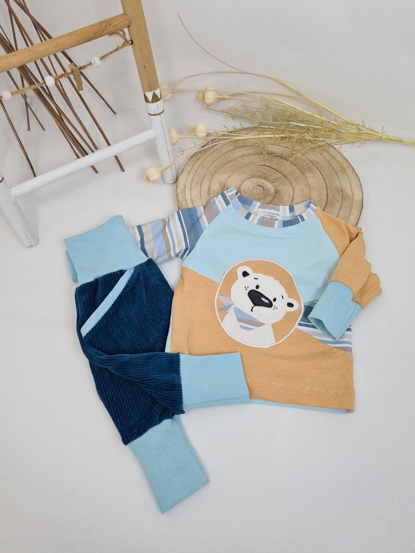 Pumphose Cordjersey in Petrol - Zauberzwerge