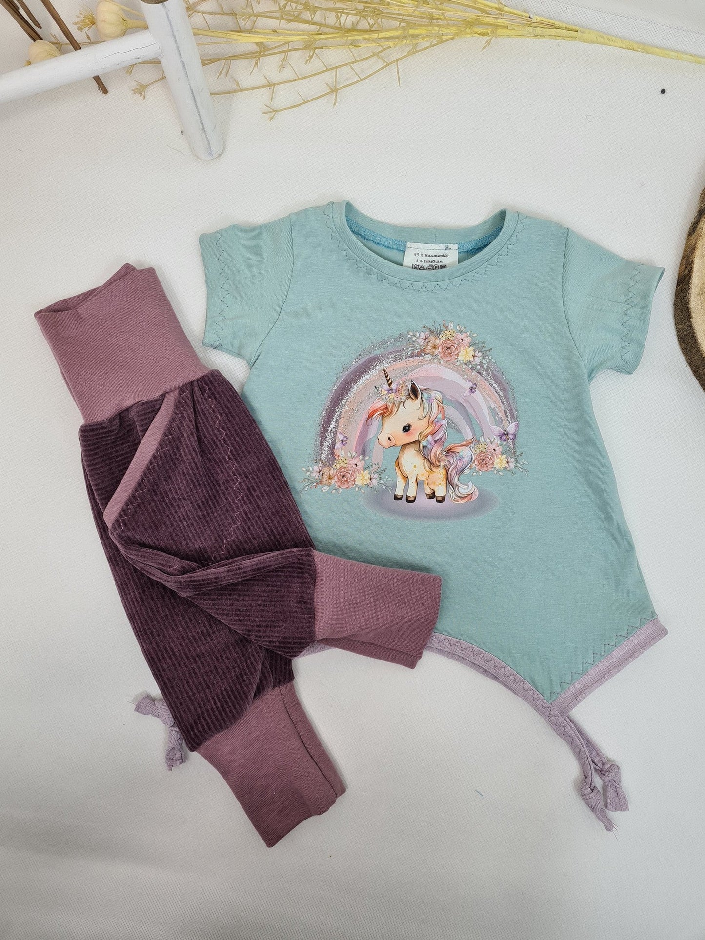 Pumphose Mauve Cordjersey - Zauberzwerge