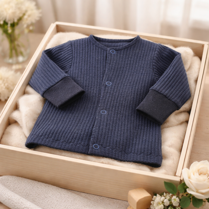 Babyjäckchen aus Waffeljersey – in verschiedenen Farben