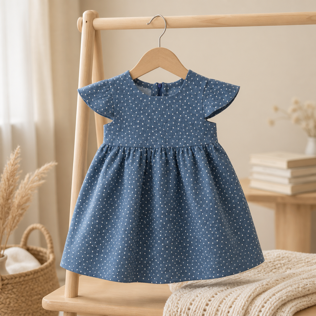 Zauberhaft leicht – Musselin Kleid für kleine Lieblingsmenschen