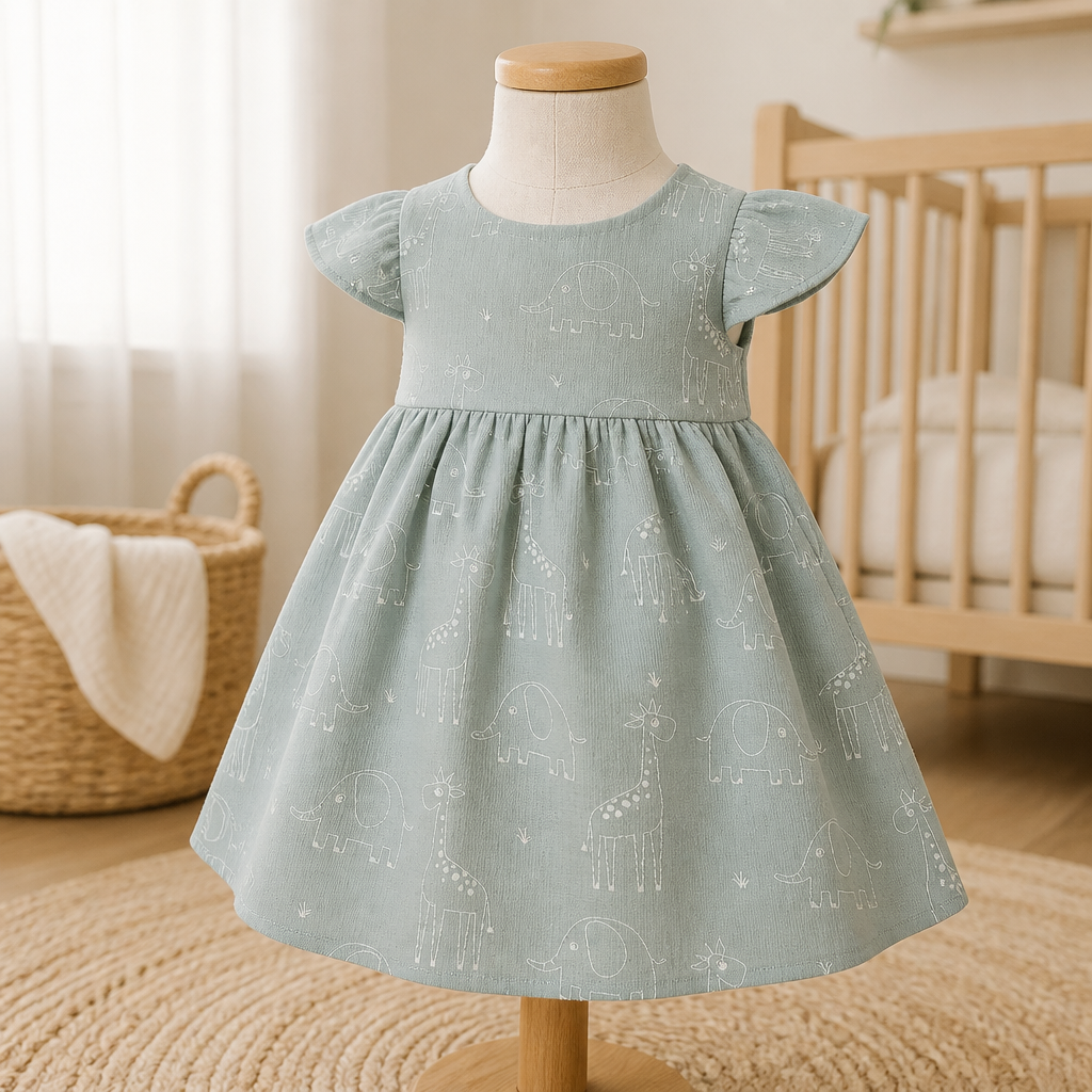 Zauberhaft leicht – Musselin Kleid für kleine Lieblingsmenschen