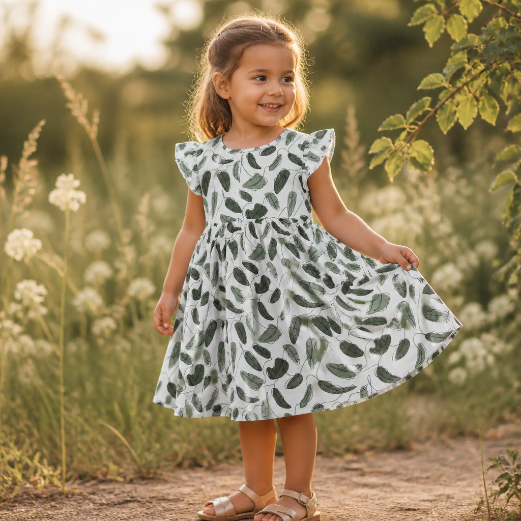 Zauberhaft leicht – Musselin Kleid für kleine Lieblingsmenschen
