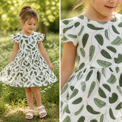 Zauberhaft leicht – Musselin Kleid für kleine Lieblingsmenschen
