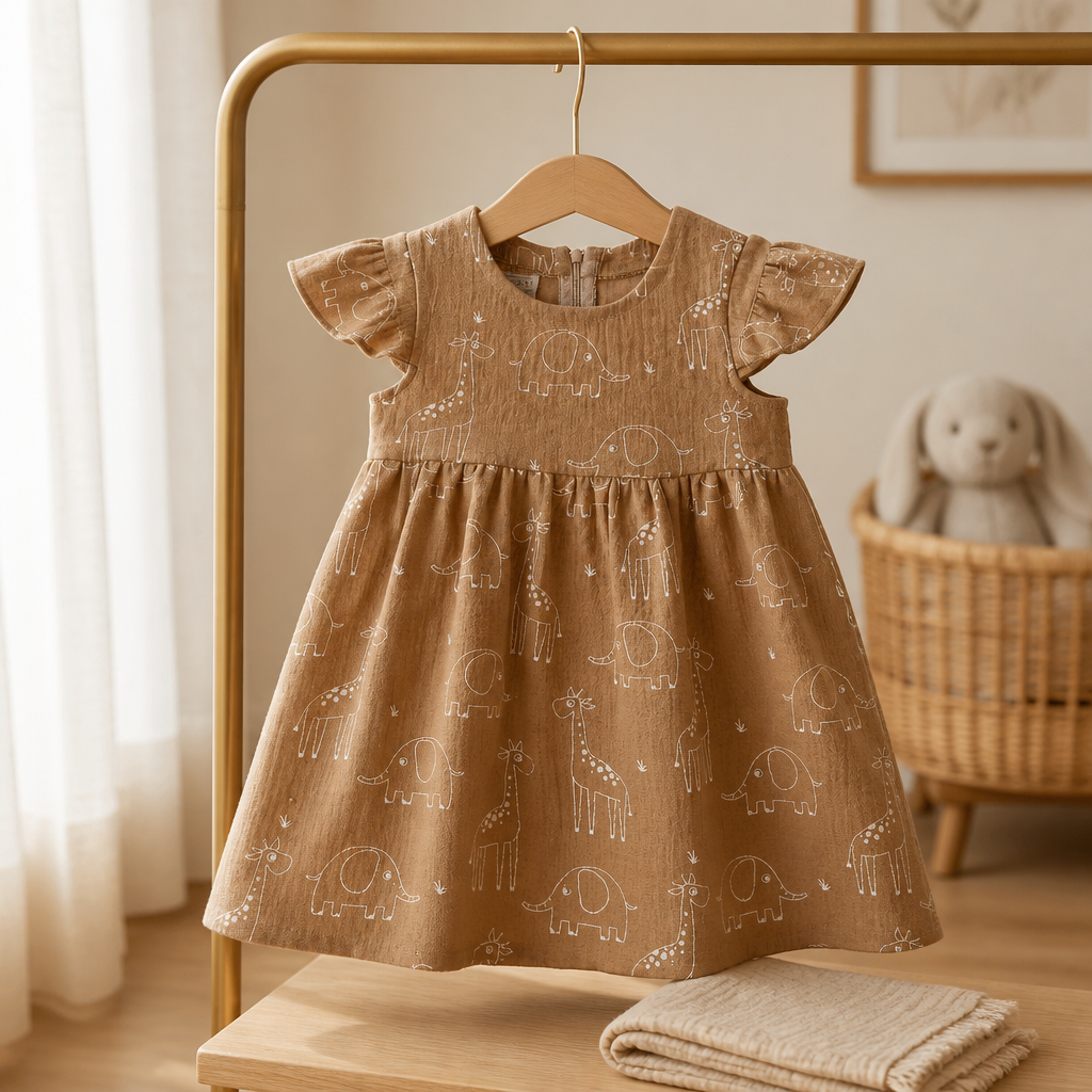 Zauberhaft leicht – Musselin Kleid für kleine Lieblingsmenschen