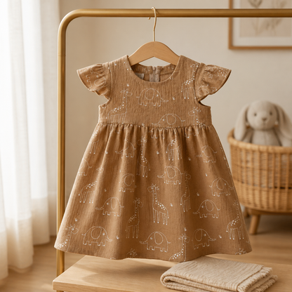 Zauberhaft leicht – Musselin Kleid für kleine Lieblingsmenschen