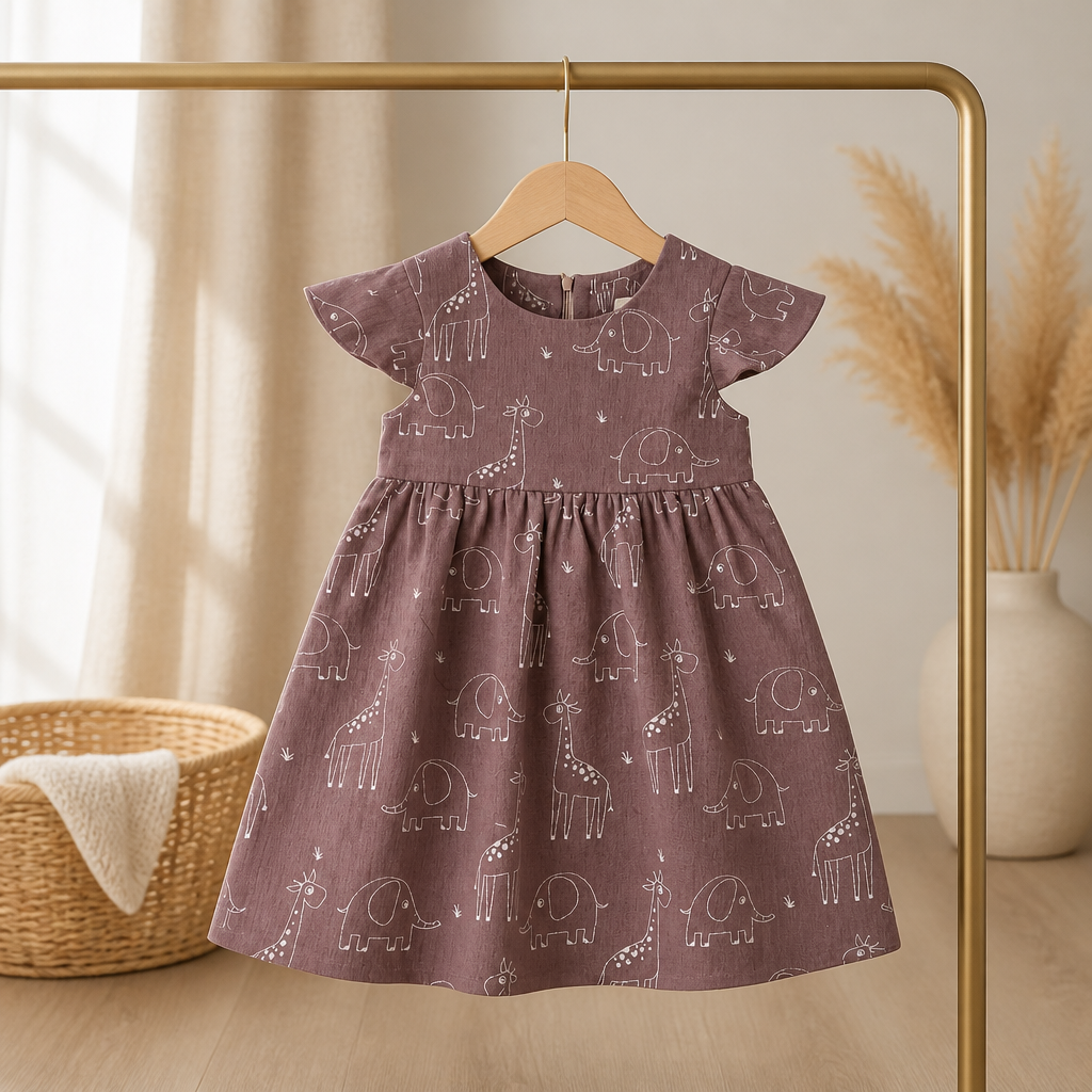 Zauberhaft leicht – Musselin Kleid für kleine Lieblingsmenschen