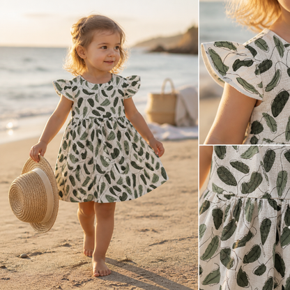 Zauberhaft leicht – Musselin Kleid für kleine Lieblingsmenschen