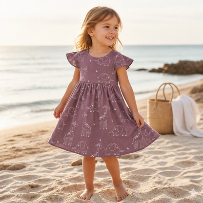 Zauberhaft leicht – Musselin Kleid für kleine Lieblingsmenschen