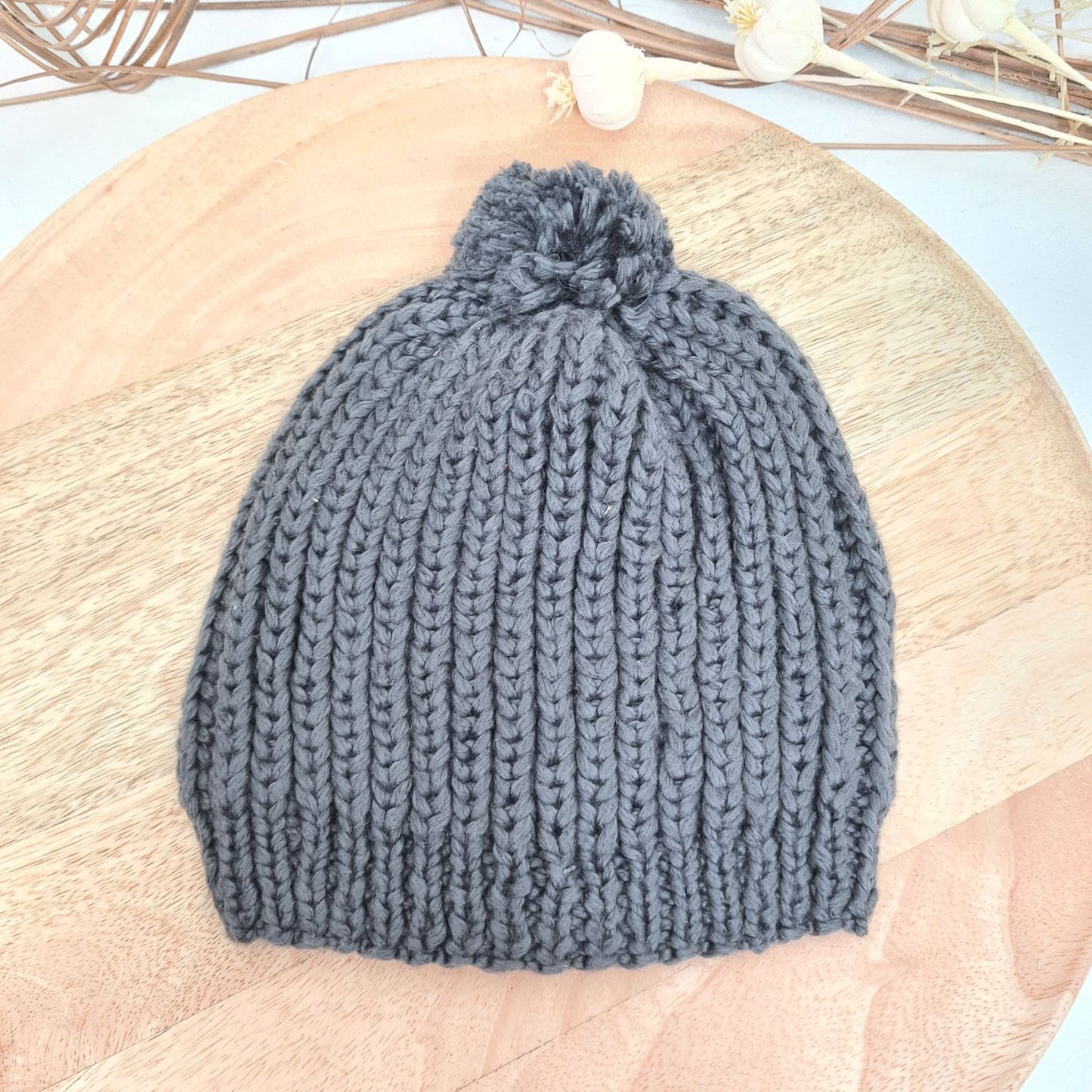 Strickmützen – handgemachte Einzelstücke aus 100 % Baumwollgarn