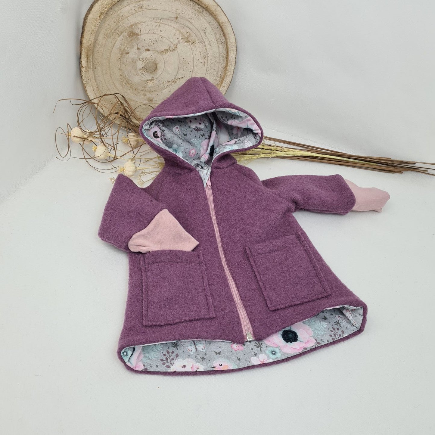 Wollwalk-Jacke verschiedene Farben – Warm, Bequem & Praktisch