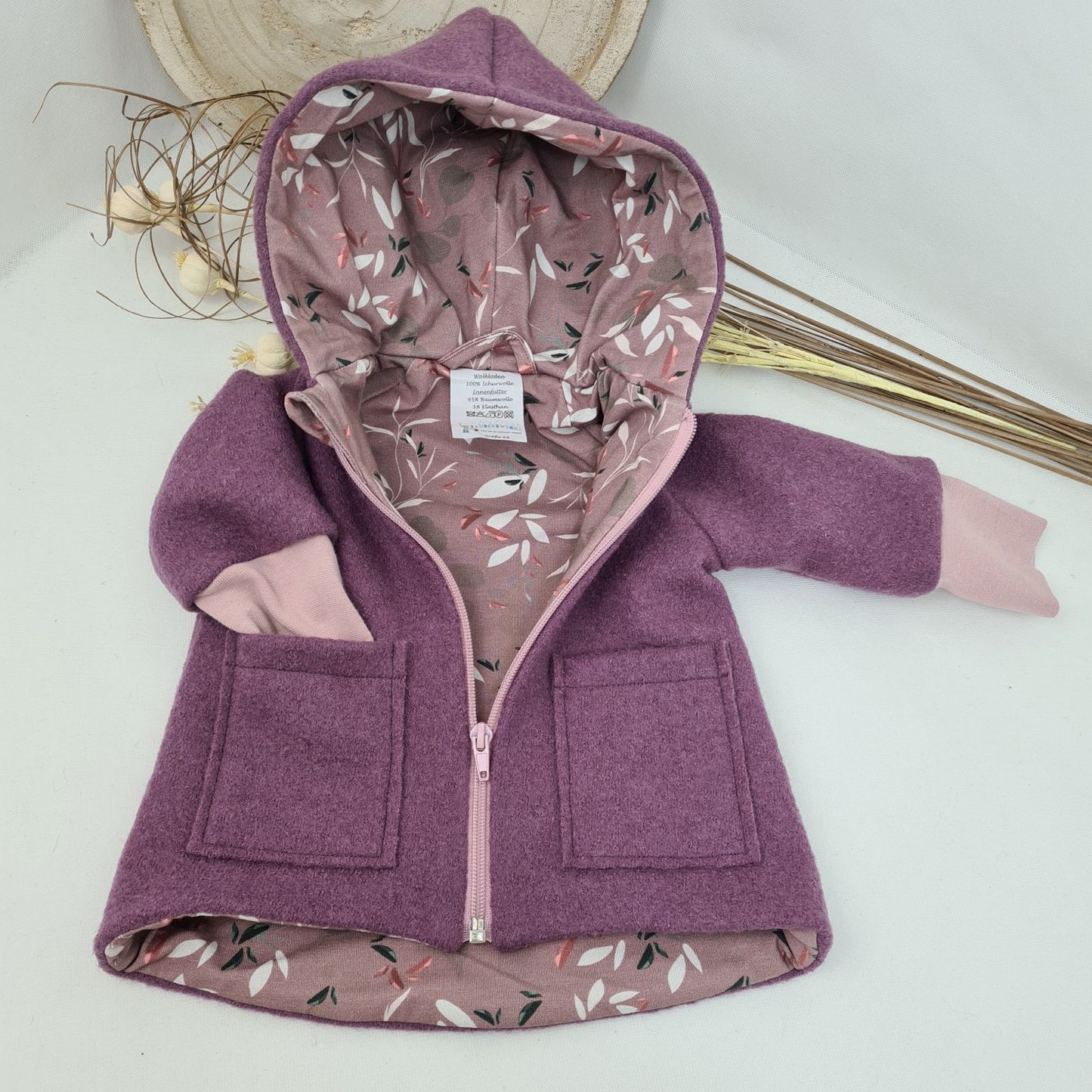 Wollwalk-Jacke verschiedene Farben – Warm, Bequem & Praktisch