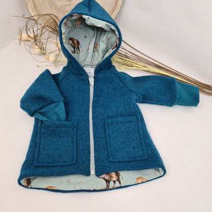 Wollwalk-Jacke verschiedene Farben – Warm, Bequem & Praktisch