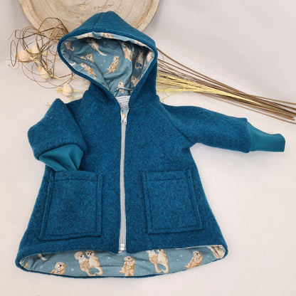 Wollwalk-Jacke verschiedene Farben – Warm, Bequem & Praktisch