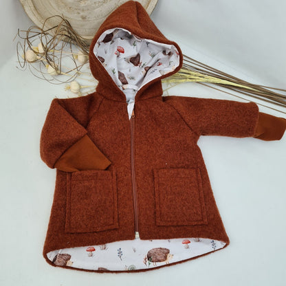 Wollwalk-Jacke verschiedene Farben – Warm, Bequem & Praktisch