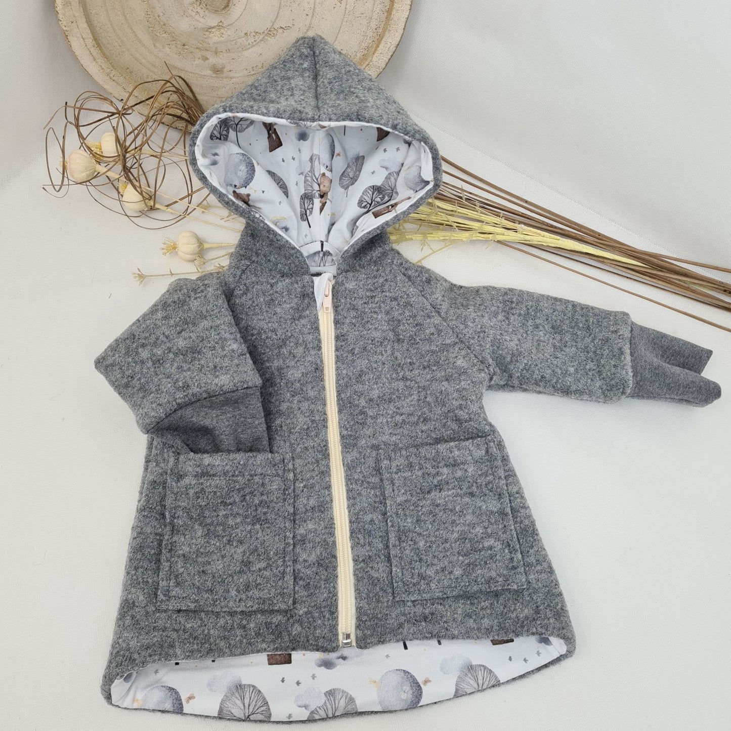 Wollwalk-Jacke verschiedene Farben – Warm, Bequem & Praktisch