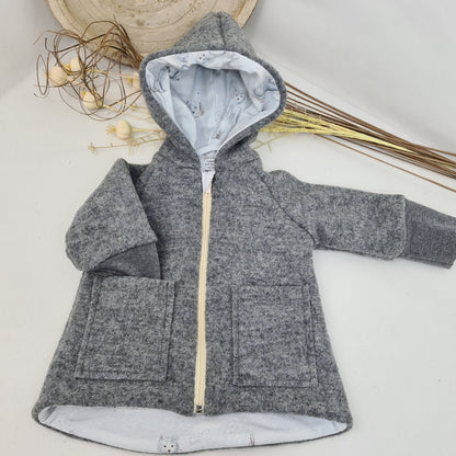 Wollwalk-Jacke verschiedene Farben – Warm, Bequem & Praktisch