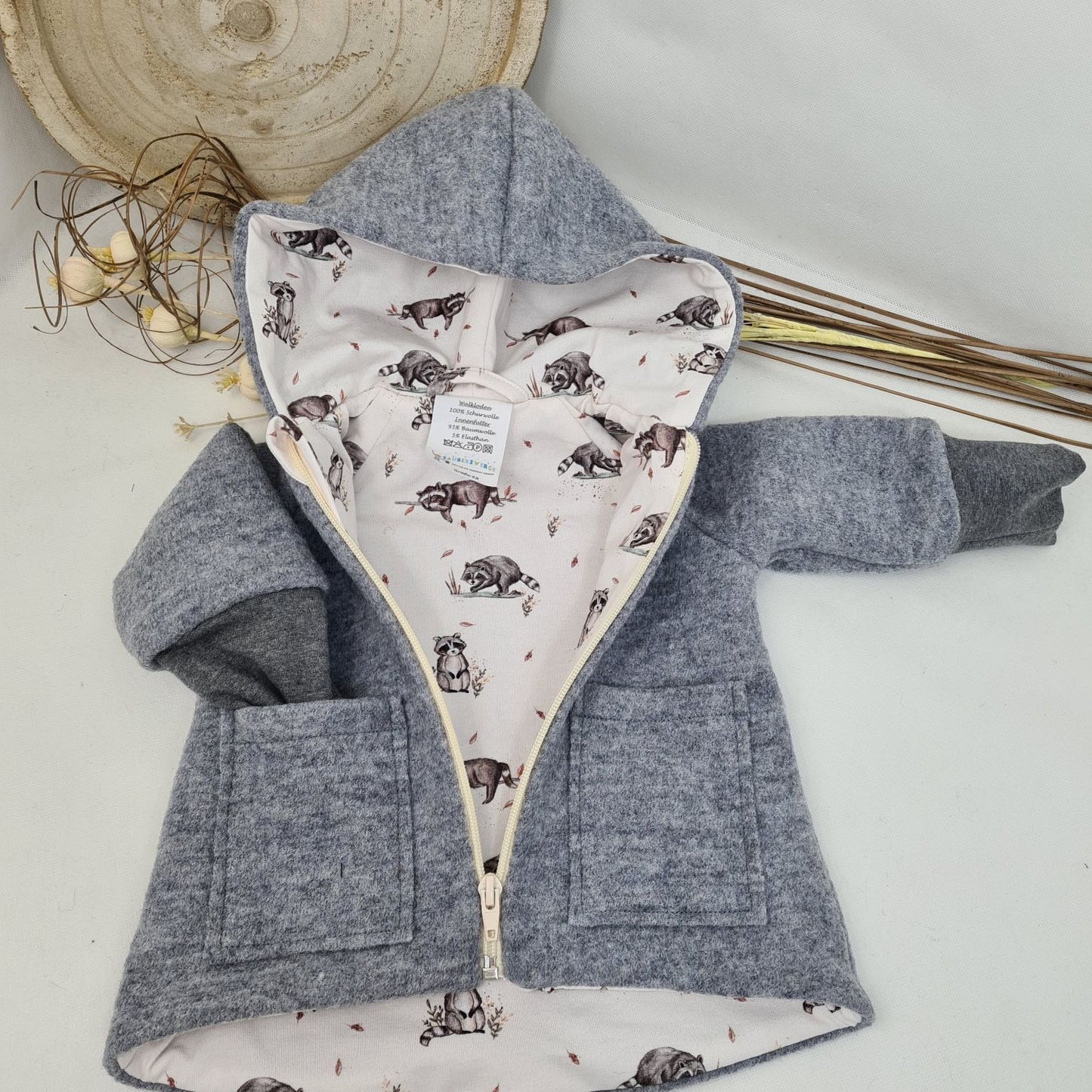 Wollwalk-Jacke verschiedene Farben – Warm, Bequem & Praktisch