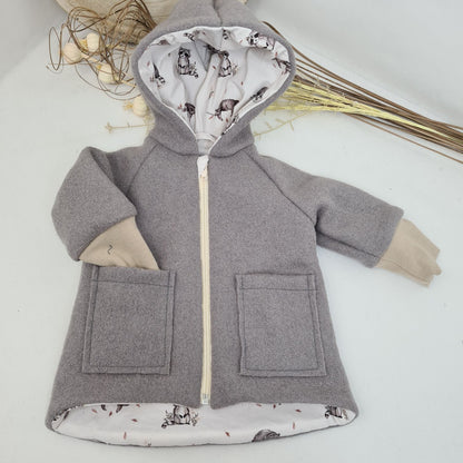 Wollwalk-Jacke verschiedene Farben – Warm, Bequem & Praktisch