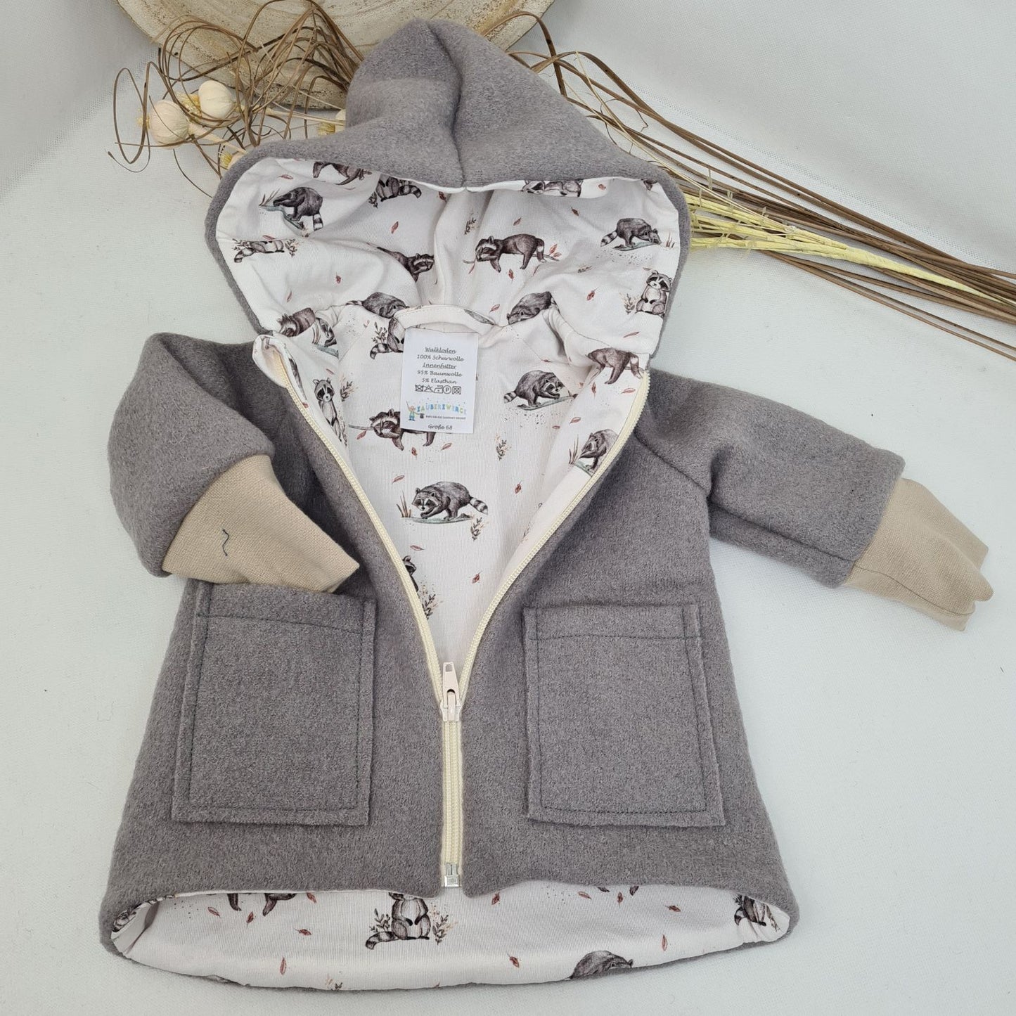 Wollwalk-Jacke verschiedene Farben – Warm, Bequem & Praktisch