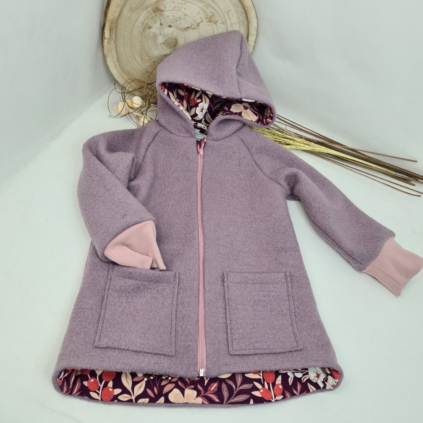 Wollwalk-Jacke verschiedene Farben – Warm, Bequem & Praktisch