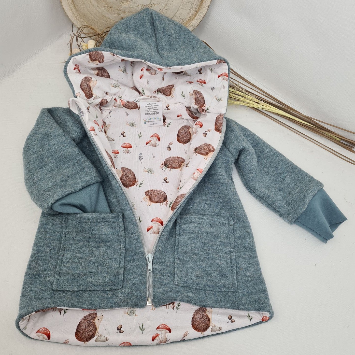 Wollwalk-Jacke verschiedene Farben – Warm, Bequem & Praktisch