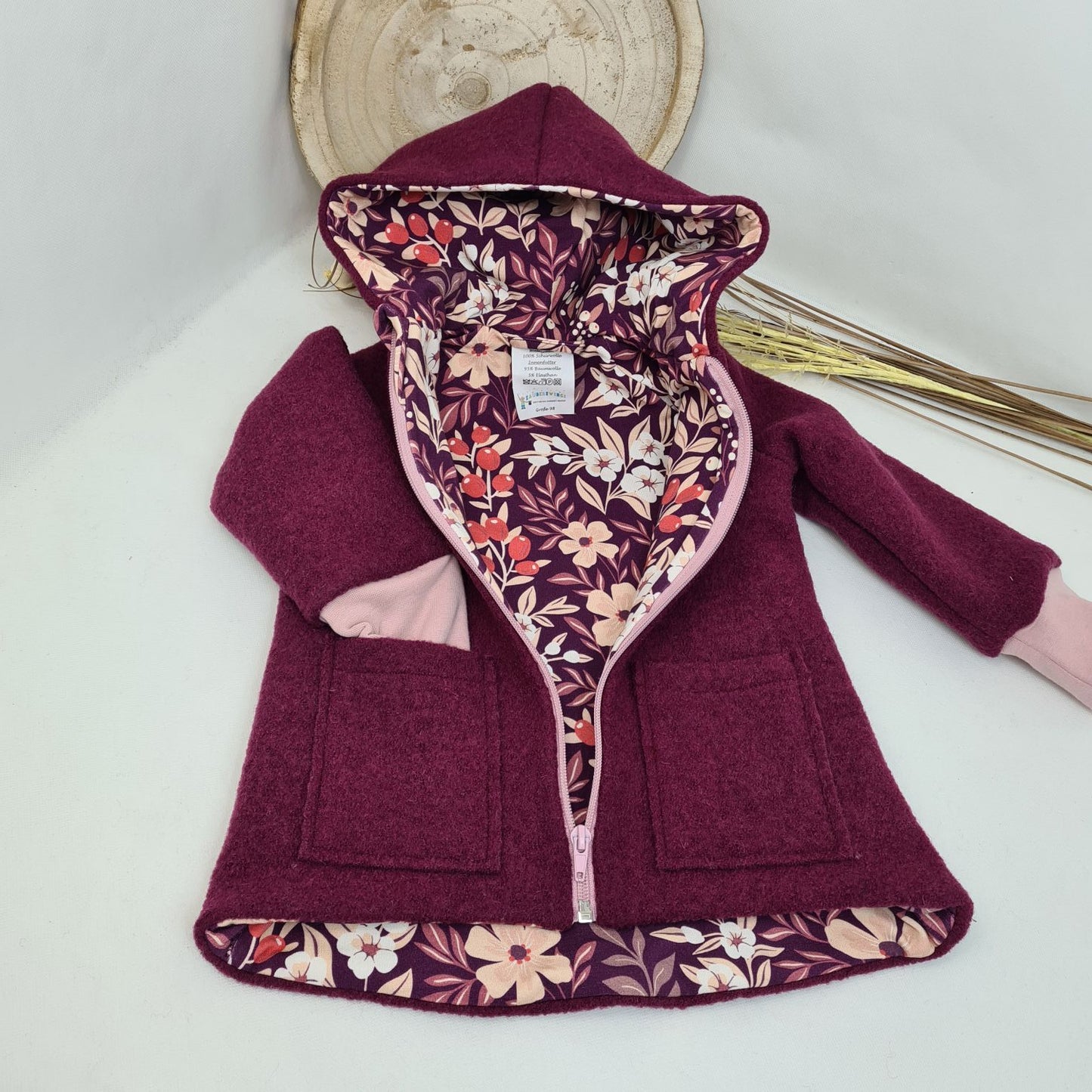 Wollwalk-Jacke verschiedene Farben – Warm, Bequem & Praktisch