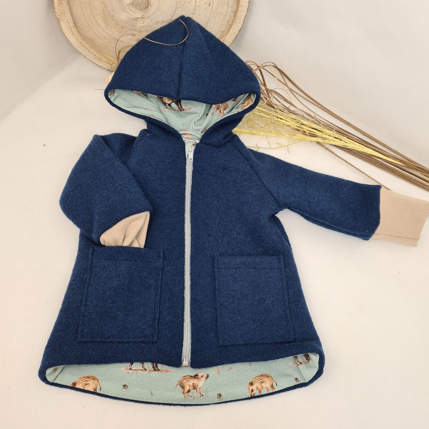 Wollwalk-Jacke verschiedene Farben – Warm, Bequem & Praktisch