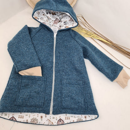 Wollwalk-Jacke verschiedene Farben – Warm, Bequem & Praktisch