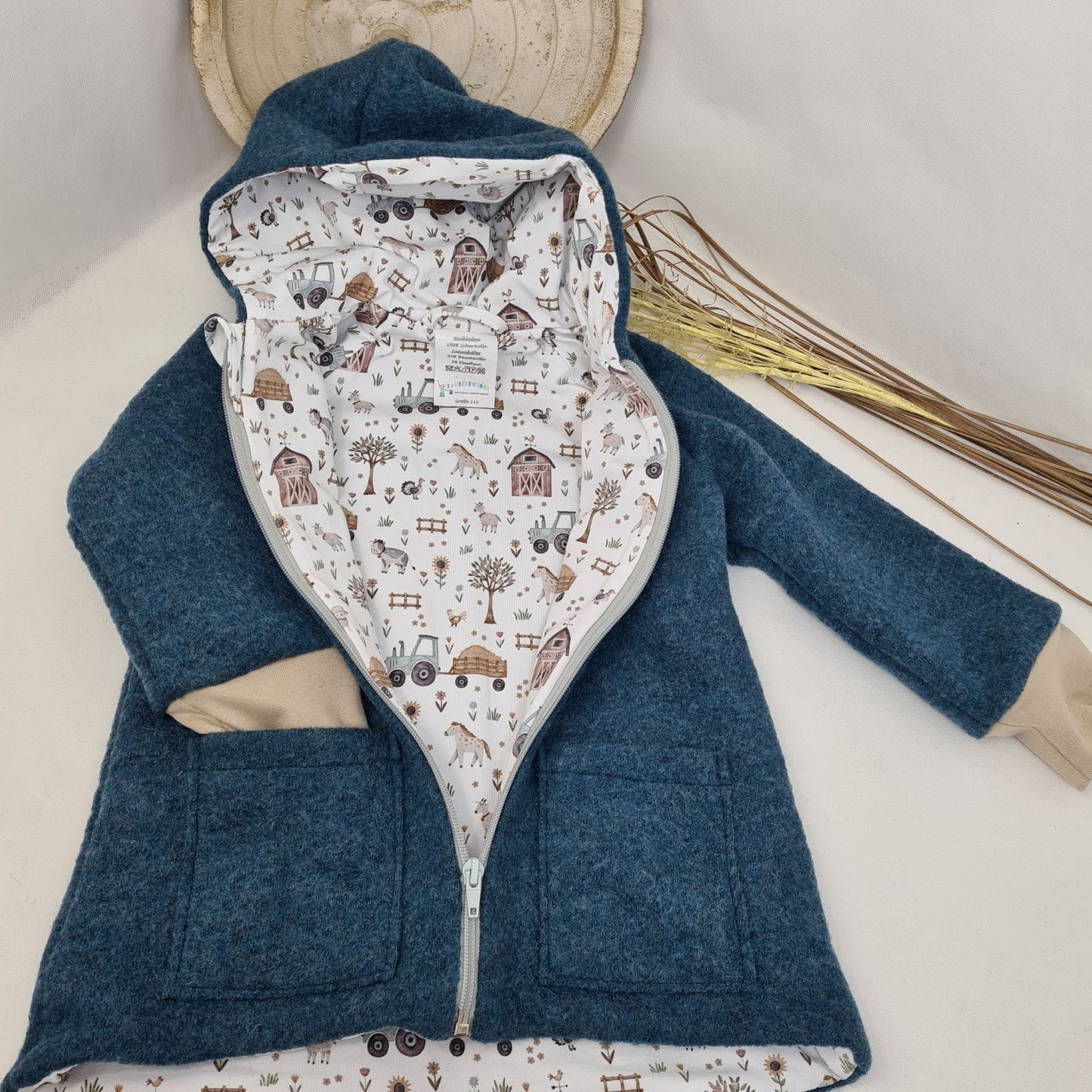 Wollwalk-Jacke verschiedene Farben – Warm, Bequem & Praktisch