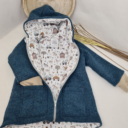 Wollwalk-Jacke verschiedene Farben – Warm, Bequem & Praktisch