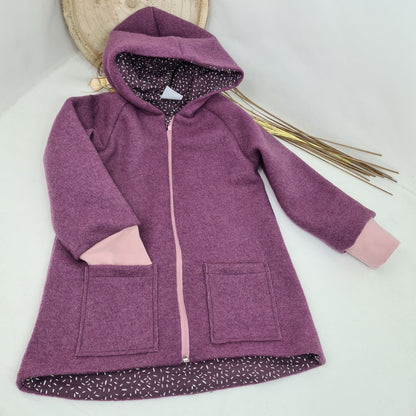 Wollwalk-Jacke verschiedene Farben – Warm, Bequem & Praktisch