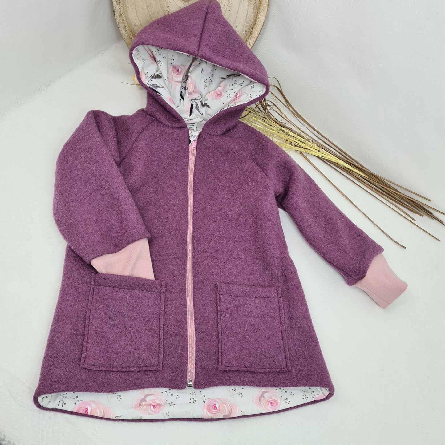 Wollwalk-Jacke verschiedene Farben – Warm, Bequem & Praktisch