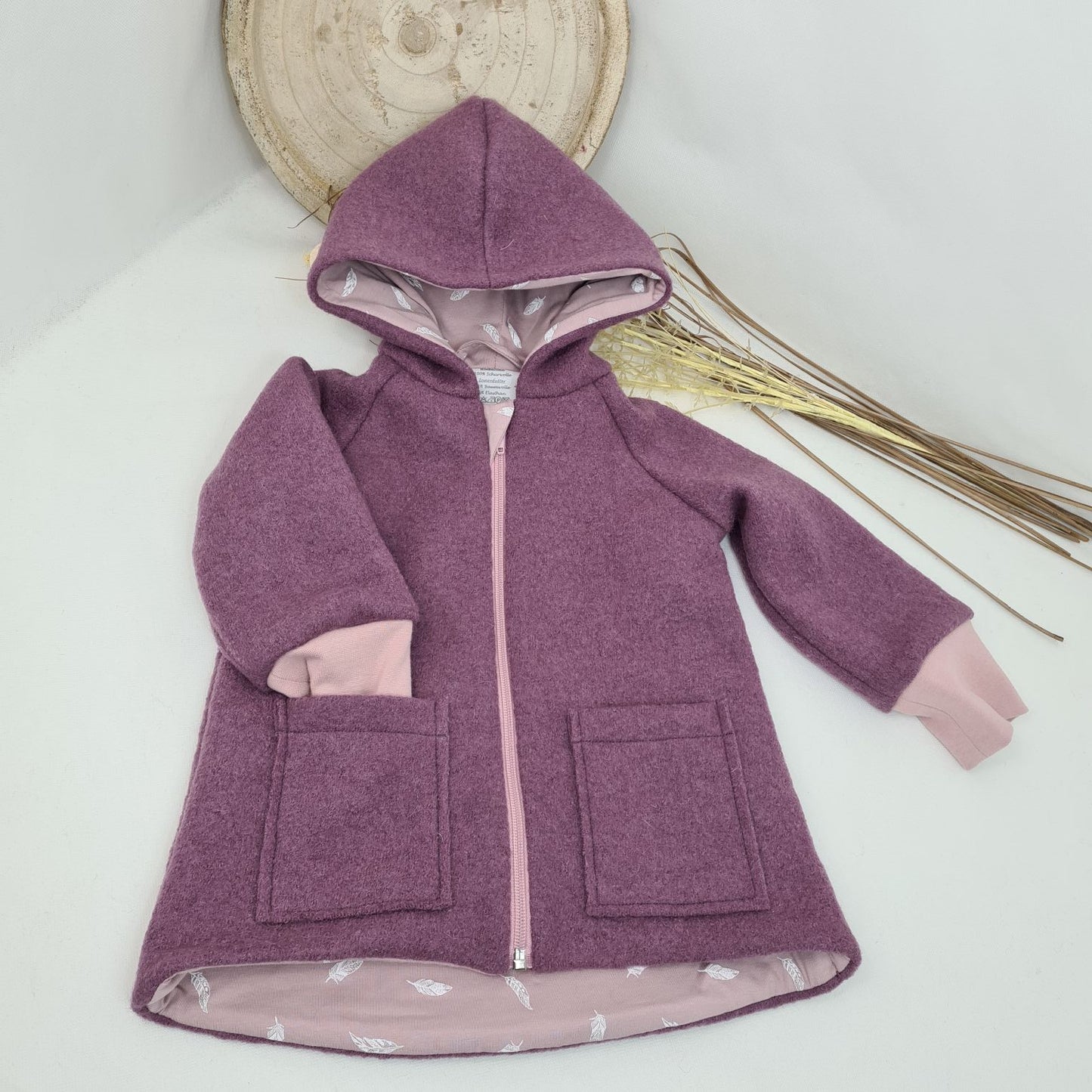 Wollwalk-Jacke verschiedene Farben – Warm, Bequem & Praktisch