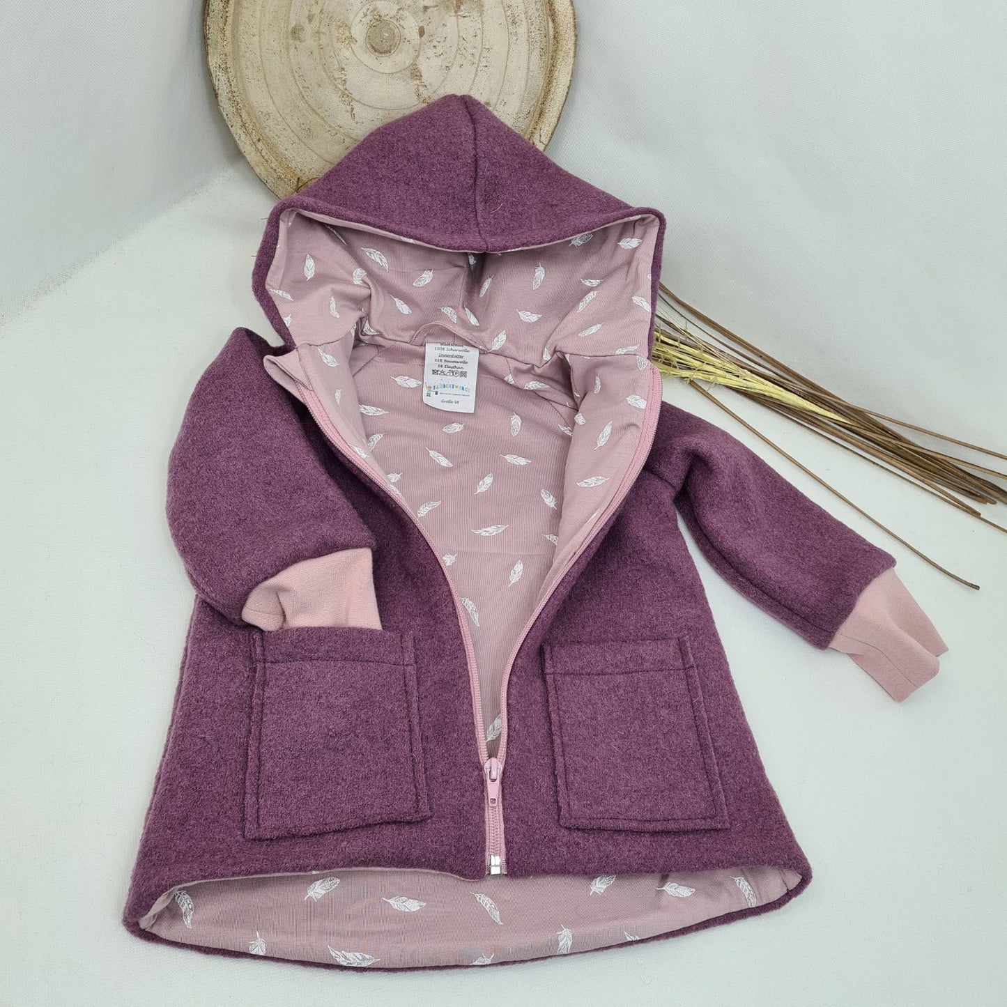 Wollwalk-Jacke verschiedene Farben – Warm, Bequem & Praktisch