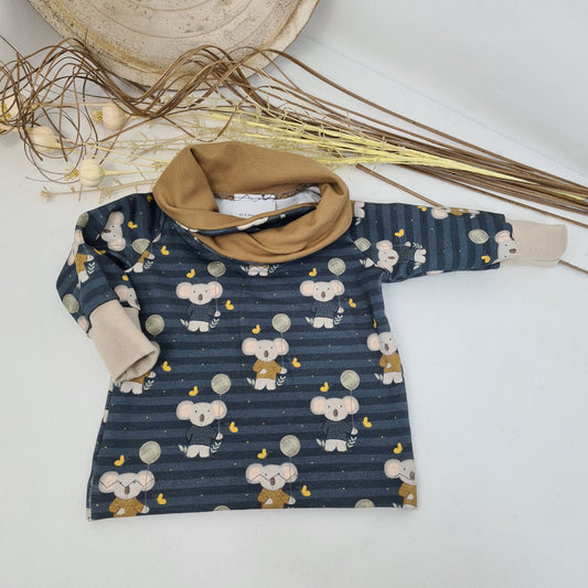 🐭 Zauberhaftes Maus-Abenteuer – gemütliches Sweatshirt mit Hoodie-Kragen