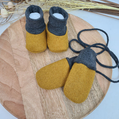 Babyschühchen aus Wollwalk – Verschiedene Farben & Größen