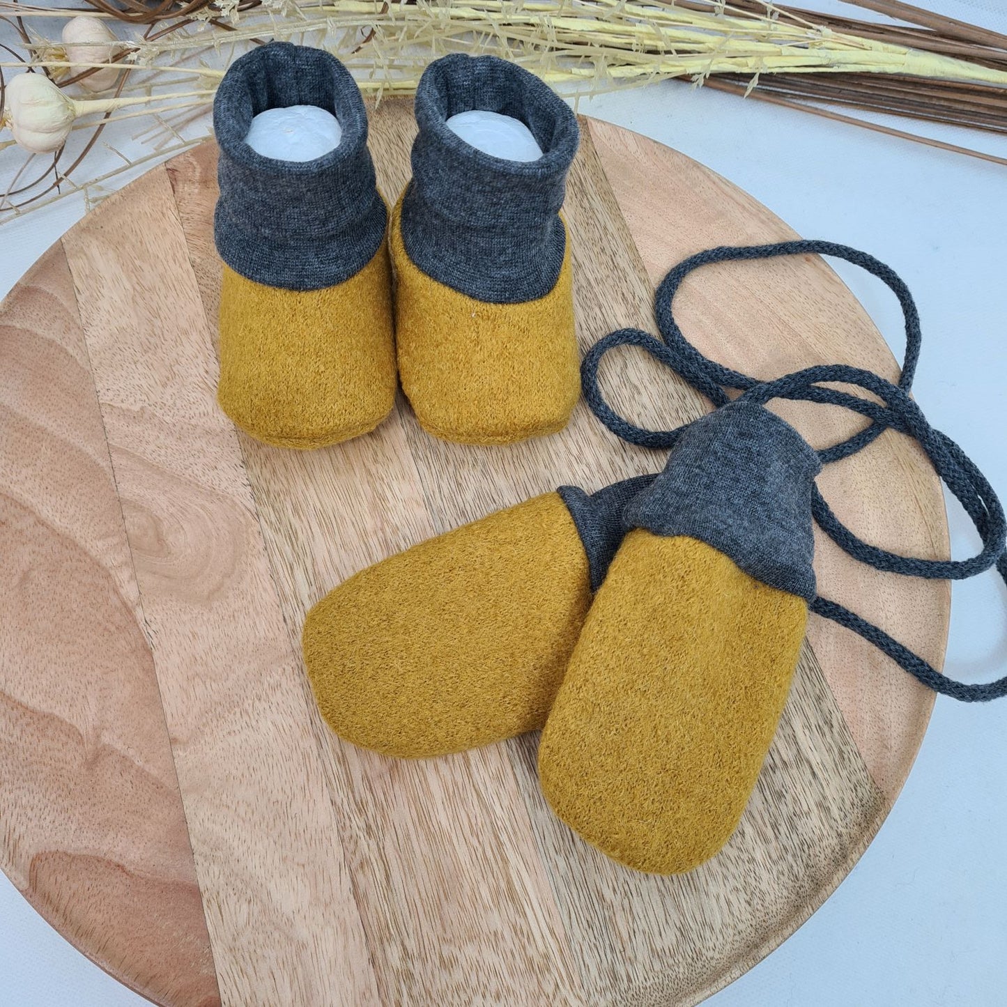 Wollwalk Handschuhe in verschiedenen Farben