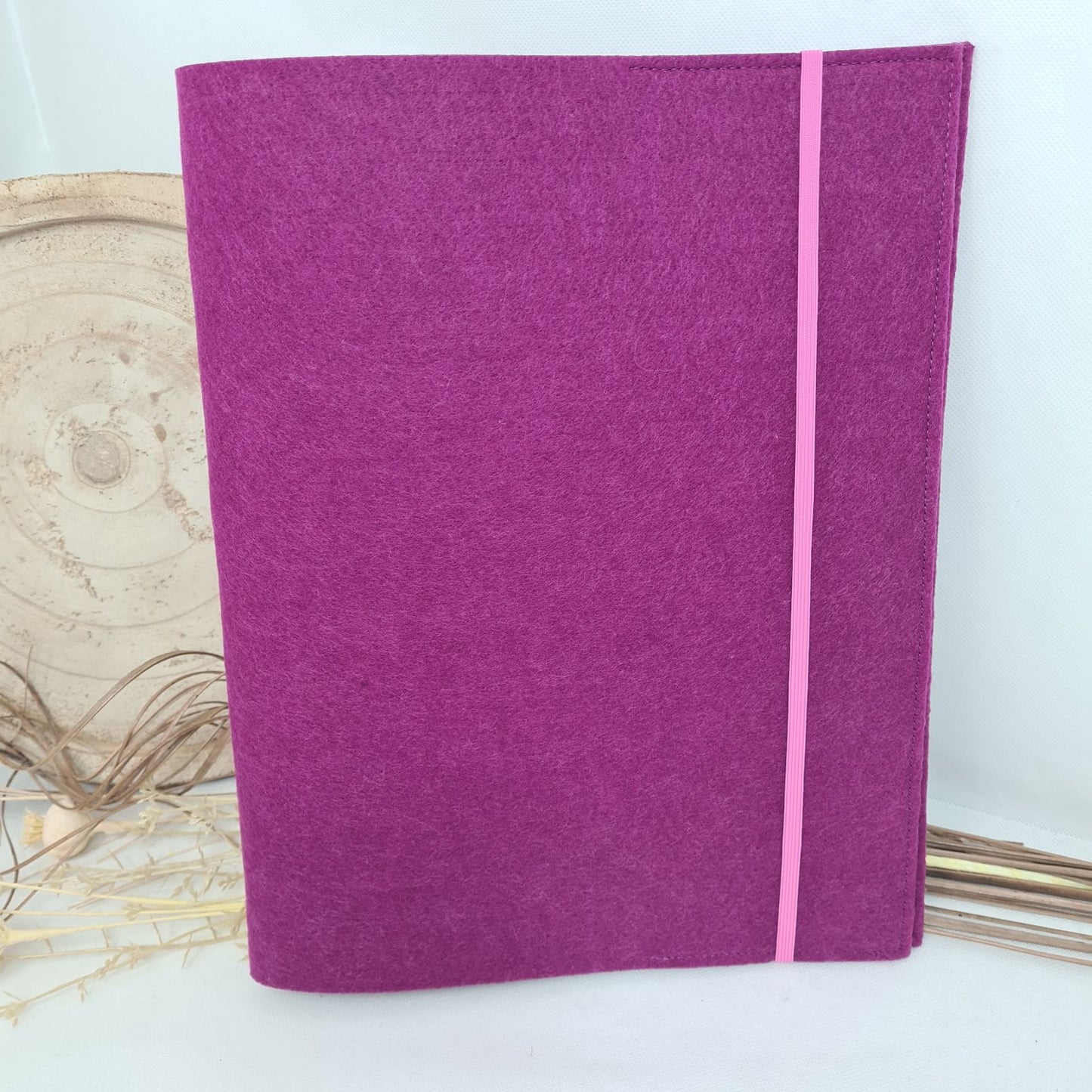 Personalisierte Zeugnismappe DIN A4 – Bestickt mit Name & Wunschmotiv