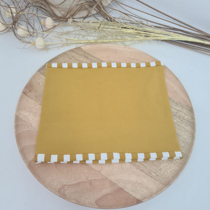 Beanie &  Loop – einzeln oder als Set in senfgelb