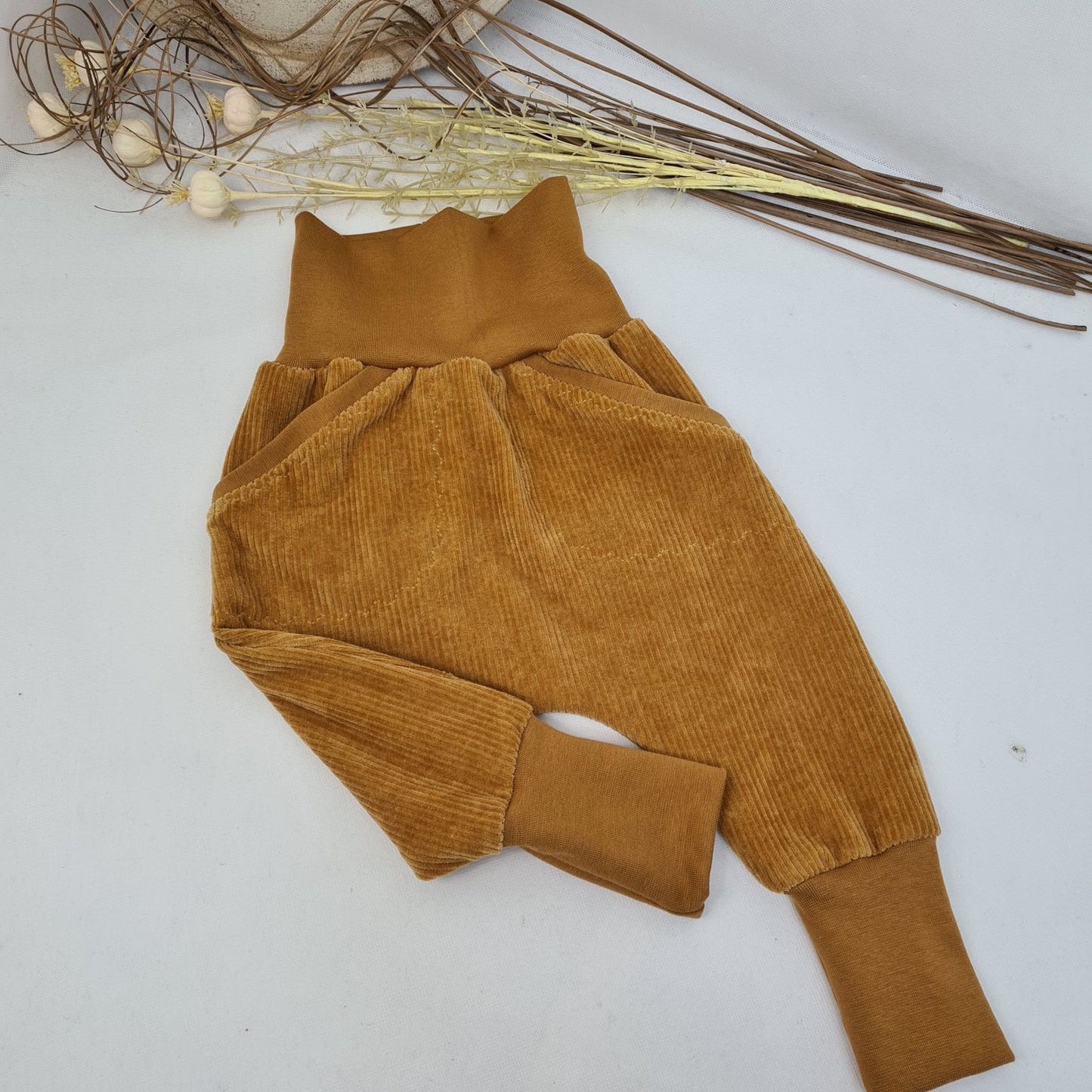 Cordjersey Pumphose – Camel