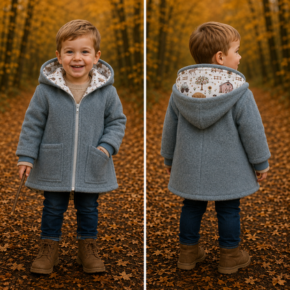 Wollwalk-Jacke verschiedene Farben – Warm, Bequem & Praktisch