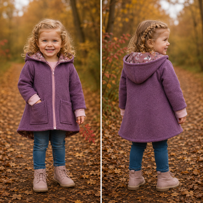 Wollwalk-Jacke verschiedene Farben – Warm, Bequem & Praktisch