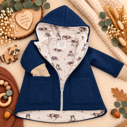 Wollwalk-Jacke verschiedene Farben – Warm, Bequem & Praktisch