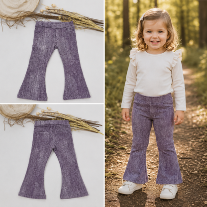 Schlagleggings Jeansstyle in Lila 💜